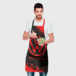 Фартук кулинарный Volkswagen - red gradient, цвет: 3D-принт — фото 2