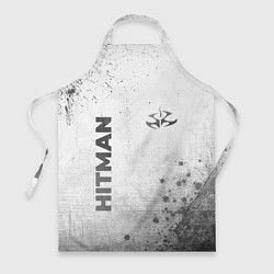 Фартук кулинарный Hitman - white gradient вертикально, цвет: 3D-принт