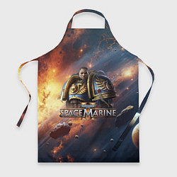 Фартук кулинарный Warhammer 40000 space marine 2 Captain Titus, цвет: 3D-принт
