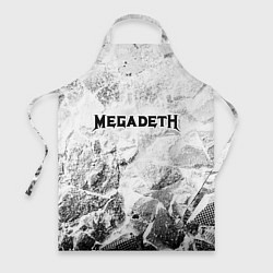 Фартук Megadeth white graphite