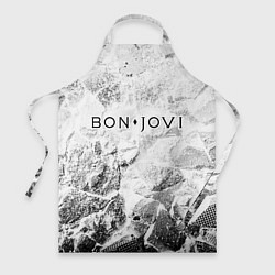 Фартук кулинарный Bon Jovi white graphite, цвет: 3D-принт