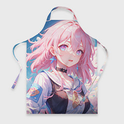 Фартук кулинарный Honkai Star Rail March 7th beauty, цвет: 3D-принт
