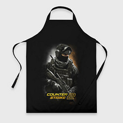 Фартук кулинарный Counter strike спецназовец, цвет: 3D-принт
