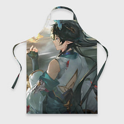 Фартук кулинарный Honkai Star Rail Dan Heng lightball, цвет: 3D-принт