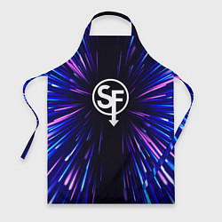 Фартук кулинарный Sally Face neon energy, цвет: 3D-принт