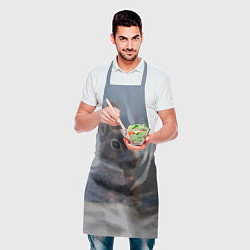 Фартук кулинарный Заяц зимний, цвет: 3D-принт — фото 2