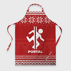 Фартук кулинарный Новогодний Portal, цвет: 3D-принт
