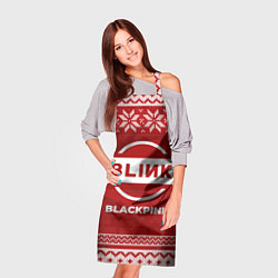 Фартук кулинарный Новогодний Blackpink, цвет: 3D-принт — фото 2