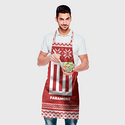Фартук кулинарный Новогодний Paramore, цвет: 3D-принт — фото 2