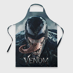 Фартук кулинарный Venom head with tongue, цвет: 3D-принт