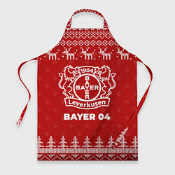 Фартук кулинарный Новогодний Bayer 04 с оленями, цвет: 3D-принт