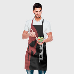 Фартук кулинарный Опель и череп, цвет: 3D-принт — фото 2