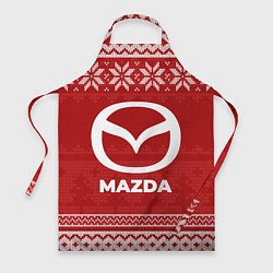 Фартук кулинарный Новогодний Mazda, цвет: 3D-принт