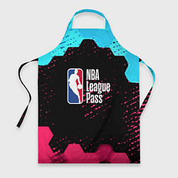 Фартук NBA баскетбол соты неон