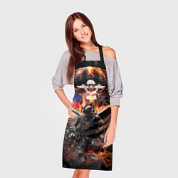 Фартук кулинарный Десантник ВДВ с крыльями ангела, цвет: 3D-принт — фото 2
