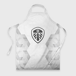 Фартук кулинарный Leeds United white poly, цвет: 3D-принт