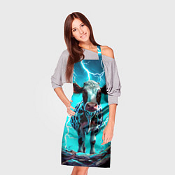 Фартук кулинарный Корова в разрядах молнии, цвет: 3D-принт — фото 2