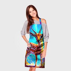 Фартук кулинарный Газель малыш, цвет: 3D-принт — фото 2