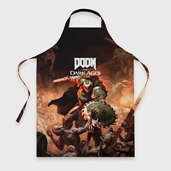 Фартук кулинарный Doom slayer Doom the dark ages, цвет: 3D-принт