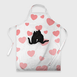 Фартук кулинарный Любовные объятия, цвет: 3D-принт
