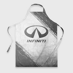 Фартук кулинарный Infiniti - white gradient, цвет: 3D-принт