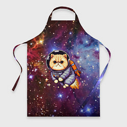 Фартук Котик космонавт в открытом космосе