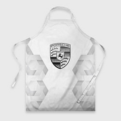 Фартук кулинарный Porsche white poly, цвет: 3D-принт