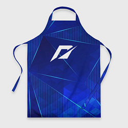 Фартук кулинарный Need for Speed blue poly, цвет: 3D-принт