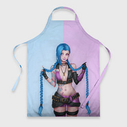 Фартук кулинарный League of Legends - Jinx, цвет: 3D-принт