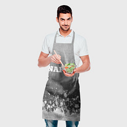 Фартук кулинарный Napoli - grey gradient посередине, цвет: 3D-принт — фото 2