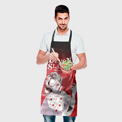 Фартук кулинарный Гора Натагумо - демон паук, цвет: 3D-принт — фото 2