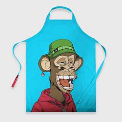 Фартук кулинарный NFT smile ape, цвет: 3D-принт