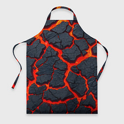 Фартук кулинарный Текущая в породе лава, цвет: 3D-принт