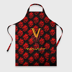 Фартук кулинарный Samurai cyberpunk, цвет: 3D-принт