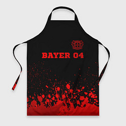 Фартук кулинарный Bayer 04 - red gradient посередине, цвет: 3D-принт