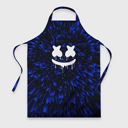 Фартук кулинарный Marshmello blue energy, цвет: 3D-принт