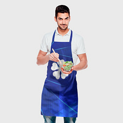 Фартук кулинарный Black Clover blue poly, цвет: 3D-принт — фото 2