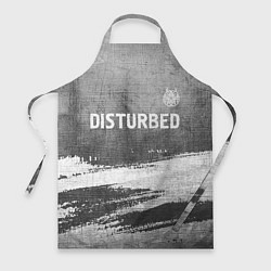 Фартук кулинарный Disturbed - grey gradient посередине, цвет: 3D-принт