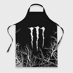 Фартук кулинарный Monster energy лес, цвет: 3D-принт