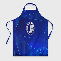 Фартук кулинарный AC Milan blue poly, цвет: 3D-принт