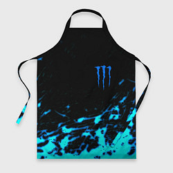 Фартук Monster energy голубые краски