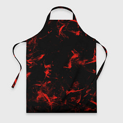 Фартук Color red black