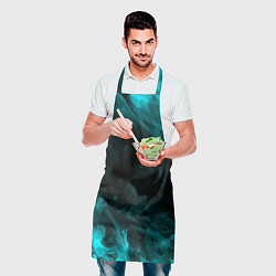 Фартук кулинарный Neon smoke, цвет: 3D-принт — фото 2