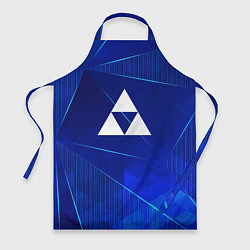Фартук кулинарный Zelda blue poly, цвет: 3D-принт