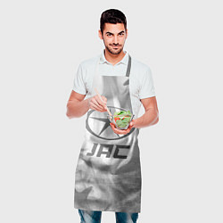 Фартук кулинарный JAC - white gradient, цвет: 3D-принт — фото 2