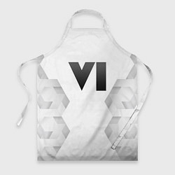Фартук кулинарный GTA 6 white poly, цвет: 3D-принт