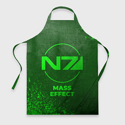Фартук кулинарный Mass Effect - green gradient, цвет: 3D-принт