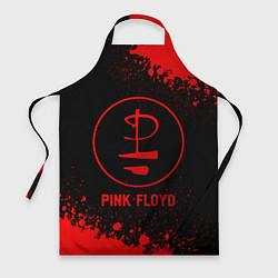 Фартук кулинарный Pink Floyd - red gradient, цвет: 3D-принт