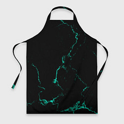 Фартук Color black turquoise