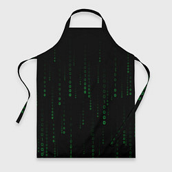 Фартук кулинарный Color black green, цвет: 3D-принт